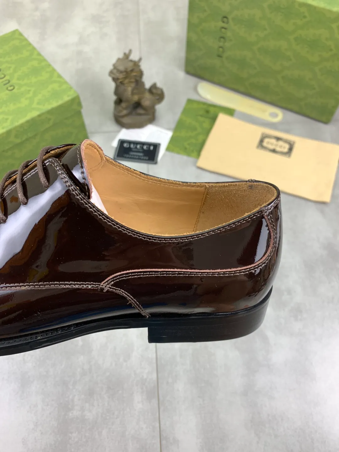 Men's men's shoes 💰P640 [New style] Water dyed cowhide 💰💎💎💎 [Gucci] GUCCI high-end men's formal business leather shoes, original order 1:1! Original imported high-end open-edge beaded calfskin, original metal buckle, imported first-layer cowhide lining for feet. Original high-end outsole, men's shoe size: 39-44 (45 customized) 2️⃣ colors available